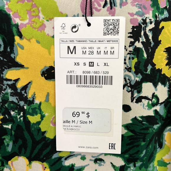 Zara flower pattern dress - Picture 4 of 5